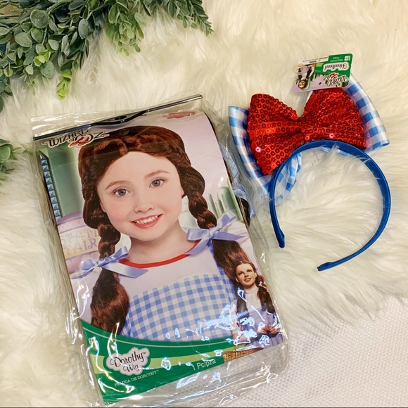 Other - Wizard of OZ Dorothy child’s Wig and Headband bundle